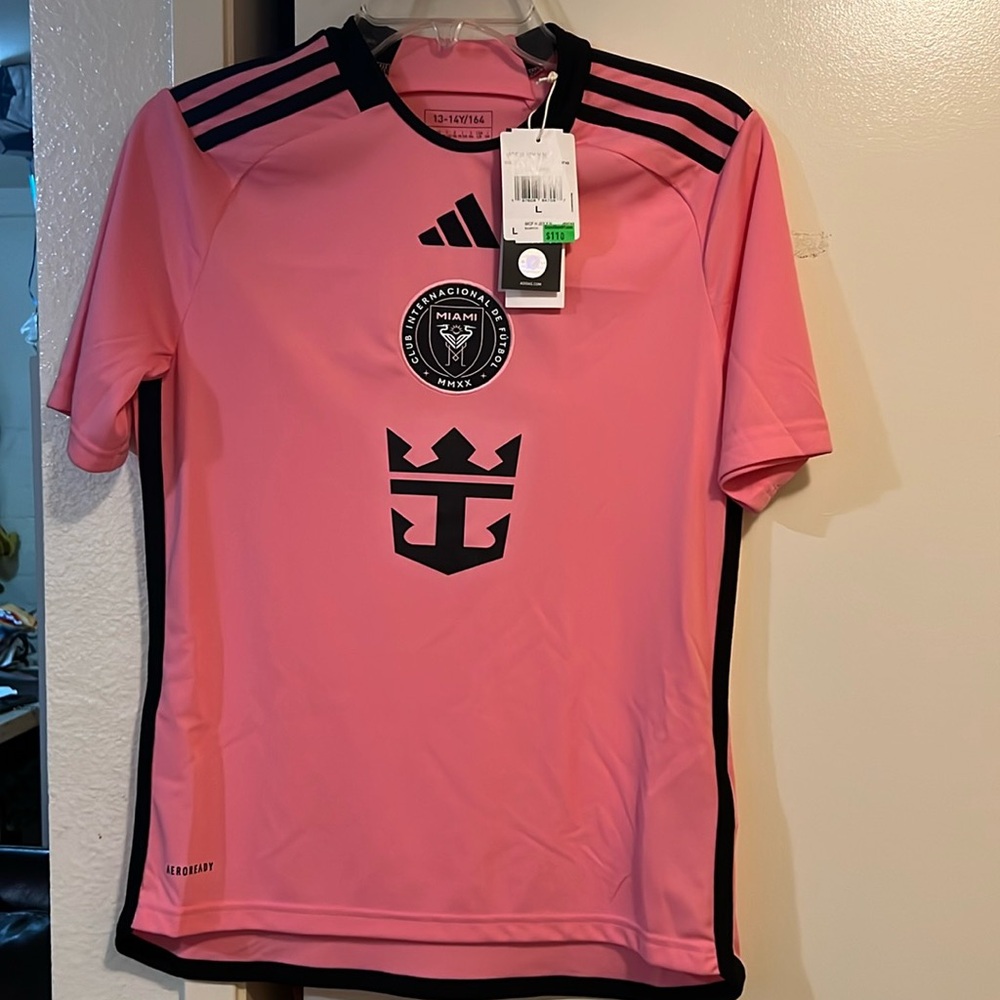 adidas inter miami home jersey pink/black MESSI 10